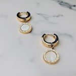Нежни, минималистични стоманени обеци за жени Рома