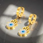 Хипоалергенни обеци за жени от стомана Матеа2