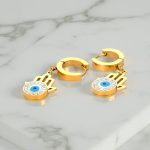 Хипоалергенни обеци за жени от стомана Матеа2