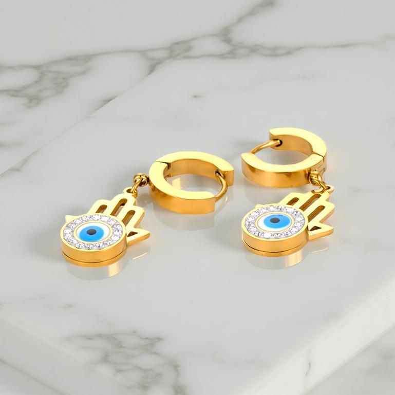 Хипоалергенни обеци за жени от стомана Матеа2