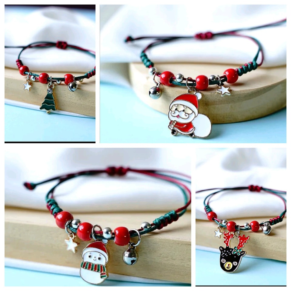 коледни гривни колаж