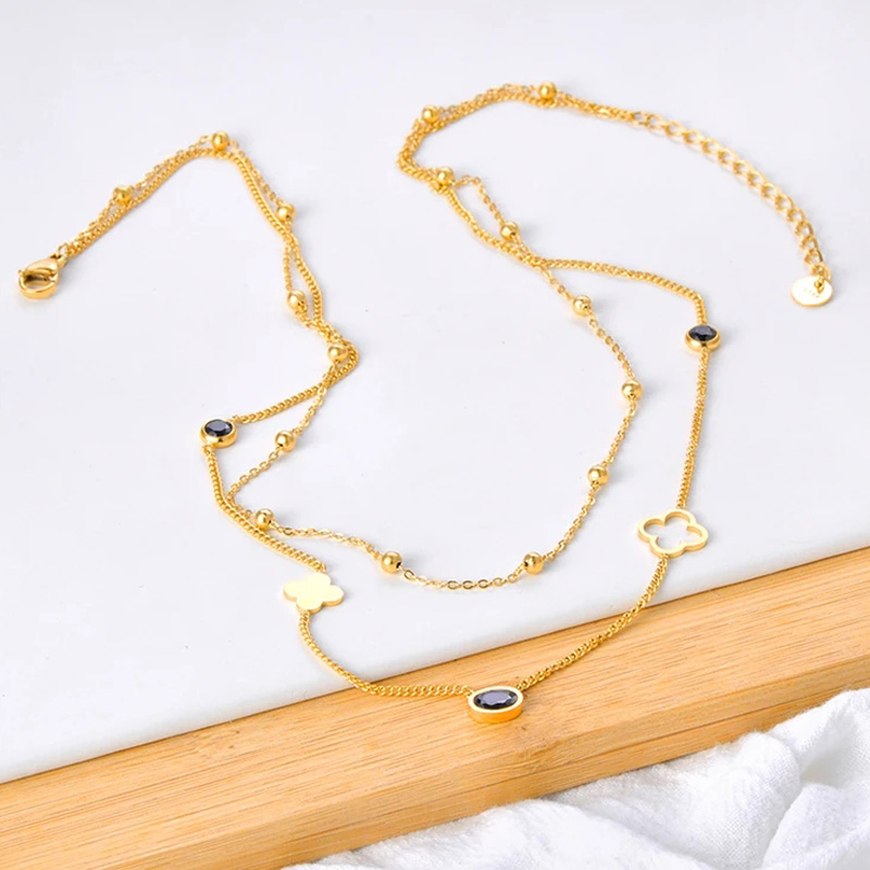 Дамско колие от стомана Лола. Оригинално и хипоалергенно.