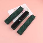 Подаръчна кутия за бижута, луксозна, велурена, продълговата