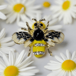 Брошката е бюджетна, ръчно изработена от качествени материали, които гарантират дълготрайност и стил.