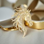 Брошката"Конска грива" впечатлява с изчистен дизайн, стил, елегантност и красота.